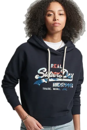 Superdry Sweatshirt à capuche femme Vintage Logo Narrative