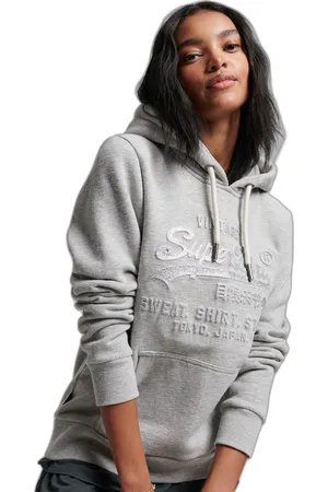 Superdry Sweatshirt à capuche à logo graphique relief femme