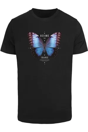 Mister Tee T-shirt Become the Change Butterfly