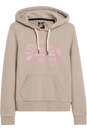 Superdry Sweatshirt à capuche métallisé femme Vintage Logo