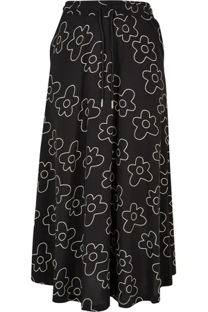 Urban classics Jupe mi-longue viscose femme