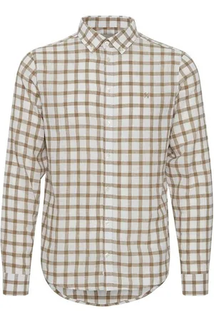 Casual Friday Chemise carreaux lin Anton 0053