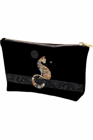 Kiub Trousse de toilette trapèze Chat Assis Bug Art Jewels PM