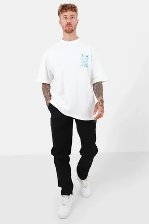 Sixth June Pantalon cargo ajusté et brodé