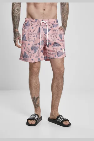 Urban classics Short de bain pattern (grandes tailles)