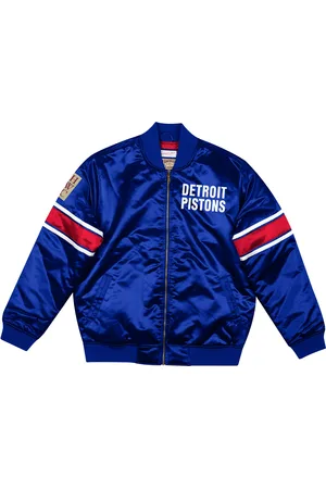 Mitchell & Ness Veste de survêtement satin Detroit Pistons