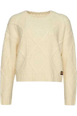Superdry Pull torsadée épaisse femme