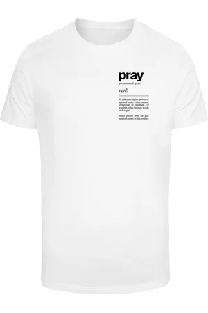 Mister Tee T-shirt Pray Definition