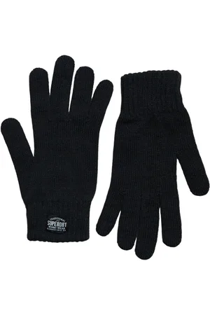 Superdry Gants en maille classiques femme