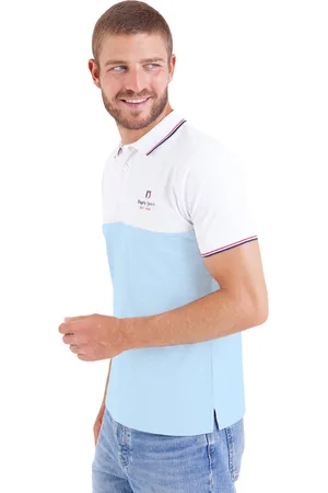 Camberabero Polo avec bord-côtes Colorblock