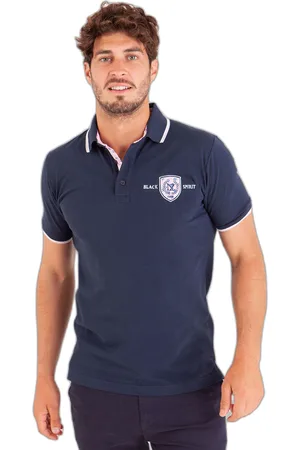 Camberabero Polo col popeline imprimée avec broderies