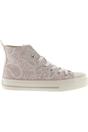 victoria Baskets toile brillant femme Tribu Brillo Bandana