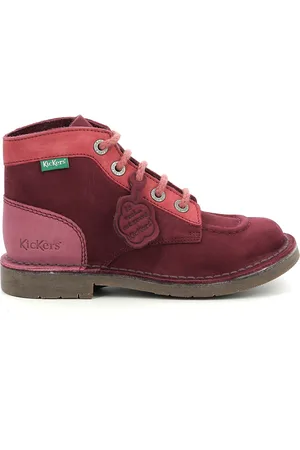 Kickers Bottines cuir fille Col