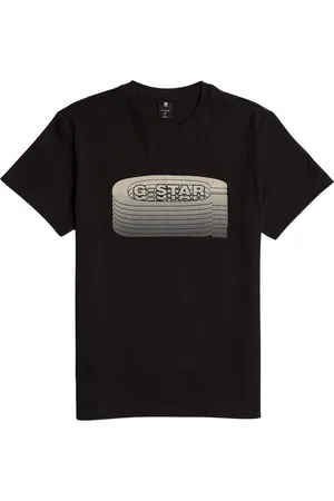G-Star T-shirt Stacked old skool logo