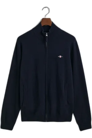 GANT Gilet zipé Superfine Lambswool