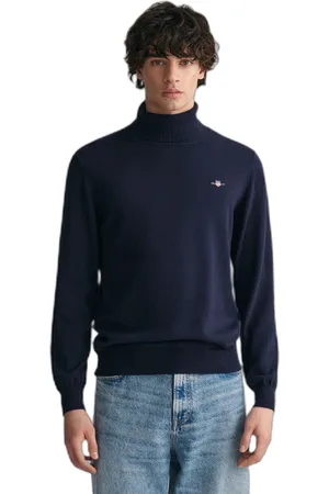 GANT Pull col rulé CTN/WO Mettre roulé au lieu de rulé
