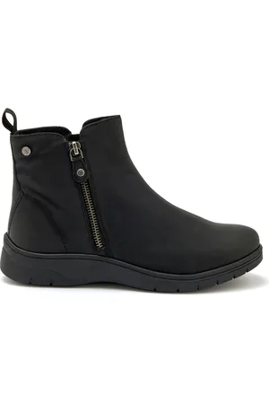 Pediconfort Bottines double zip aéroesemelle amovible femme