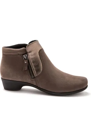 Pediconfort Bottines cuir à aérosemelle femme