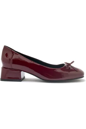 Pediconfort Escarpins cuir verni talon bloc femme