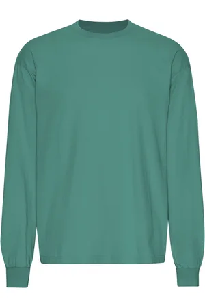 Colorful Standard T-shirt manches longues oversize Organic Pine Green