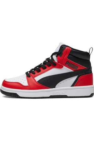 PUMA Baskets mi-hautes enfant Rebound V6