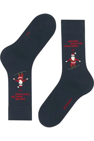 Burlington Chaussettes Snowboarding Santa