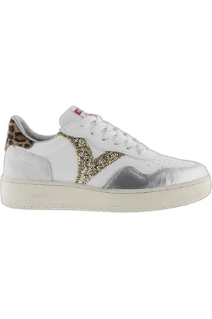 victoria Baskets imprimé métallisé et animalier femme Madrid