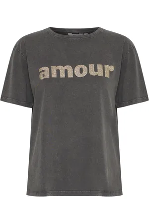 B YOUNG T-shirt femme Solko Text