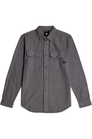 G-Star Chemise manches longues Marine Slim
