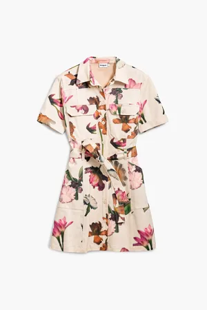 Desigual Robe chemise femme Monicawhite