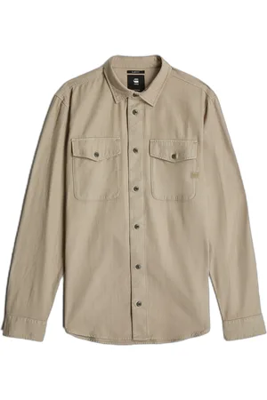 G-Star Chemise manches longues Marine Slim