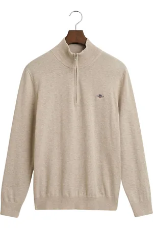 GANT Pull 1/2 zip en coton Classic