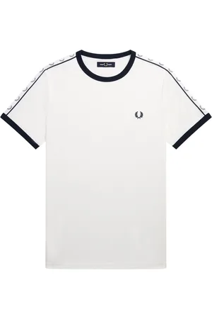 Fred Perry T-shirt à bordures contrastantes avec bande