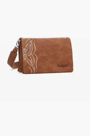 Desigual Sac bandoulière femme Goodall Sand Dortmund Flap 2.0