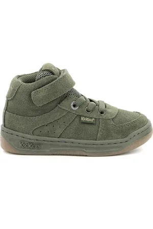Kickers Baskets cuir bébé garçon Kickalien