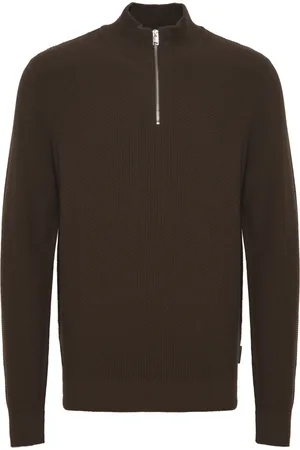Casual Friday Pull tricoté 1/2 zip structuré Karl 0160