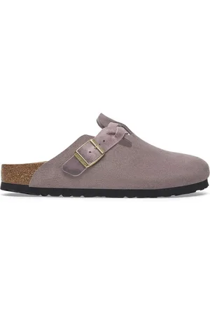 Birkenstock Sabots Boston Braided Suede Leather