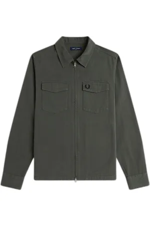Fred Perry Surchemise sergé zippé