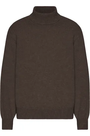 Colorful Standard Pull Col roulé Coffee Brown