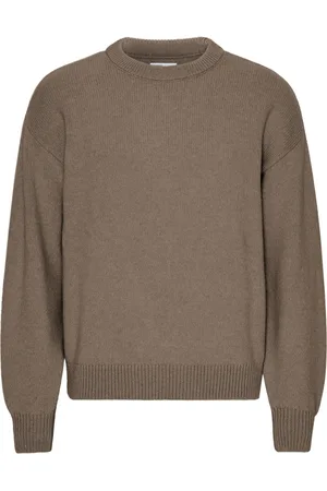 Colorful Standard Pull col rond oversize Warm Taupe