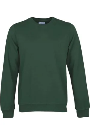 Colorful Standard Sweatshirt col rond Classic Organic emerald green