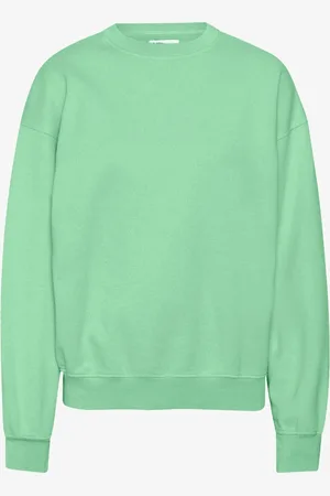 Colorful Standard Sweatshirt col rond Organic oversized faded mint