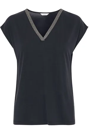 B YOUNG T-shirt col V femme Perl