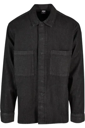Urban classics Chemise en jean oversize avec poches