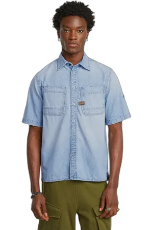 G-Star Chemise en jean à double poche oblique