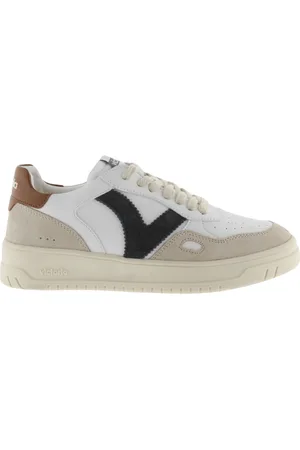 victoria Baskets effet cuir et cuir fendu Seul