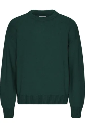 Colorful Standard Pull col rond oversize Emerald Green
