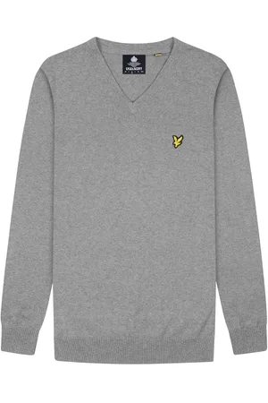 Lyle & Scott Pull col V coton merino Merino