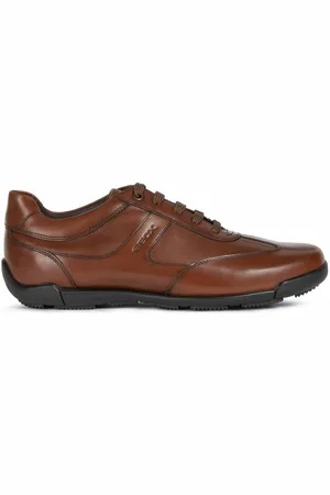 Geox Chaussures pour uniforme Cognac