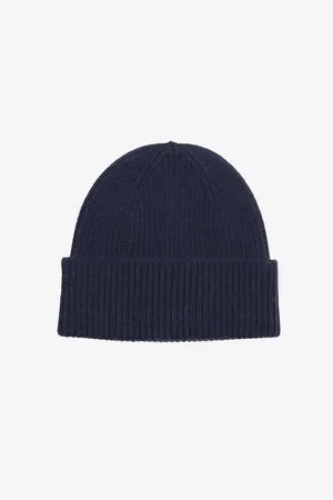 Colorful Standard Bonnet merino wool Navy Blue